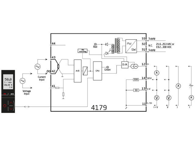 Universal AC/DC transmitter