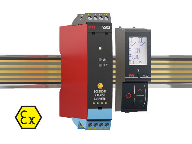 Ventil- / alarmdriver